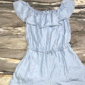 Off shoulder romper